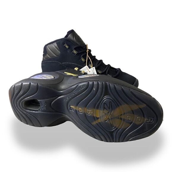 Reebok Question Mid 2022 Retro Basketball Black Shoes Iverson Mens size 7 ID9293 main image 8